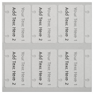 Cool Badge Add Text  Pattern  Grey Fabric