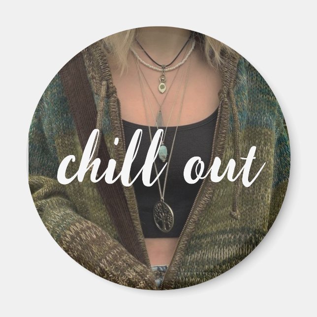 cool badge for your clothes magnet (Front)