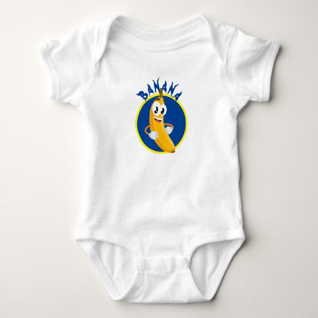 Cool banana baby bodysuit (Front)