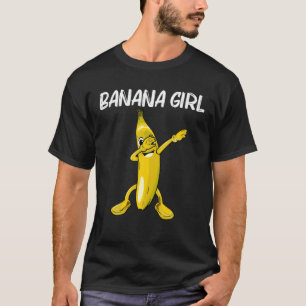 Cool Banana For Girls Kid Dabbing Yellow Sweet Tro T-Shirt