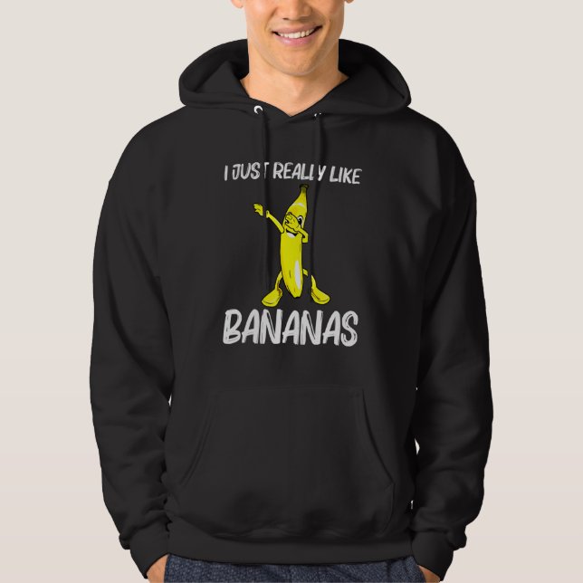 Cool Banana For Men Women Dabbing Yellow Sweet Tro Hoodie (Front)