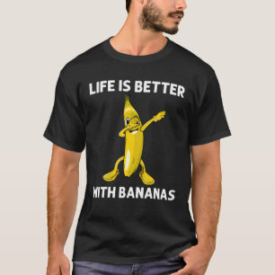 Cool Banana For Men Women Dabbing Yellow Sweet Tro T-Shirt