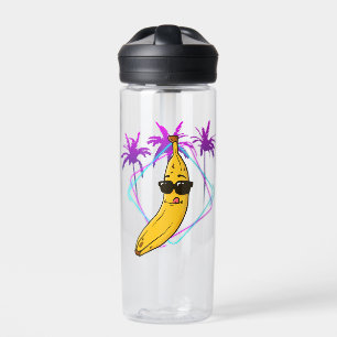 Cool banana party retro water bottle