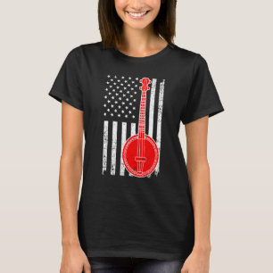 Cool Banjo Design For Men Women Kids Bluegrass Ban T-Shirt