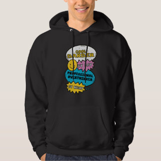 Cool Barber By Day Professional Overthinker By Nig Hoodie