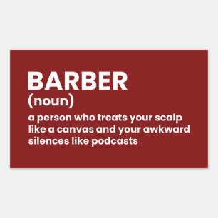 Cool Barber Definition Sticker