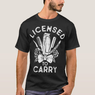 Cool Barber Design For Men Women Barber Hairstylis T-Shirt