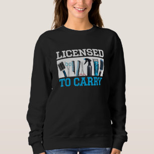 Cool Barber For Men Women Hairstylist Hairdresser Sweatshirt