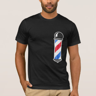 Cool barber pole funny t-shirt design