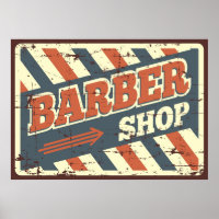cool Barber shop business retro vintage 