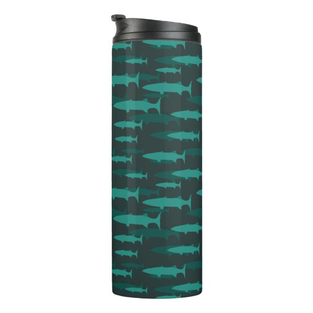 Cool Barracuda Fish Thermal Tumbler (Rotated Right)