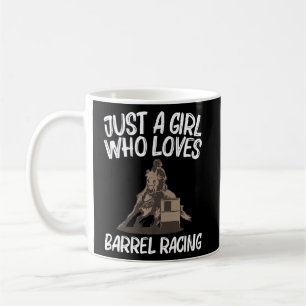 Cool Barrel Racing For Girls Kids Racer Cowgirl Ho Coffee Mug