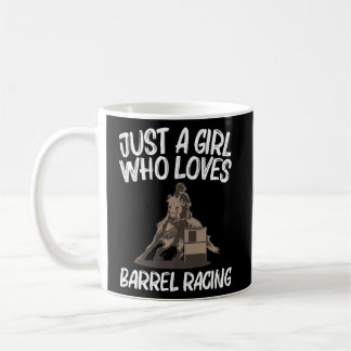 Cool Barrel Racing For Girls Kids Racer Cowgirl Ho Coffee Mug