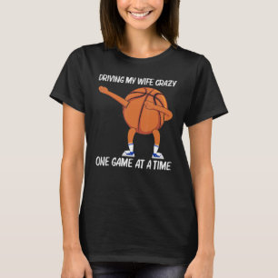 Cool Basketball Art For Men Dad Dabbing Ball Team T-Shirt