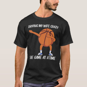 Cool Basketball Art For Men Dad Dabbing Ball Team T-Shirt