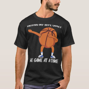 Cool Basketball Art For Men Dad Dabbing Ball Team T-Shirt