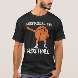 Cool Basketball Art For Men Women Dabbing Ball Tea T-Shirt