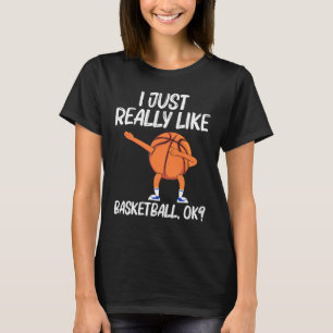 Cool Basketball Art For Men Women Dabbing Ball Tea T-Shirt