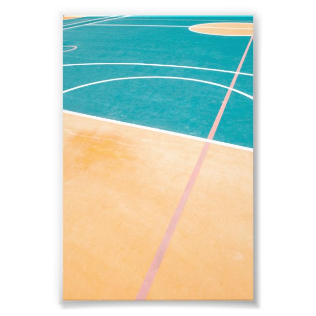 Cool Basketball Artwork Photo Print (Front)