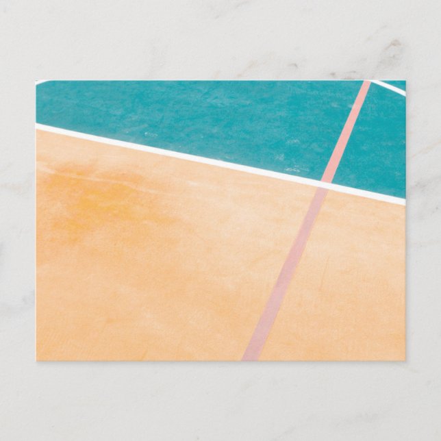 Cool Basketball Artwork Postcard (Front)