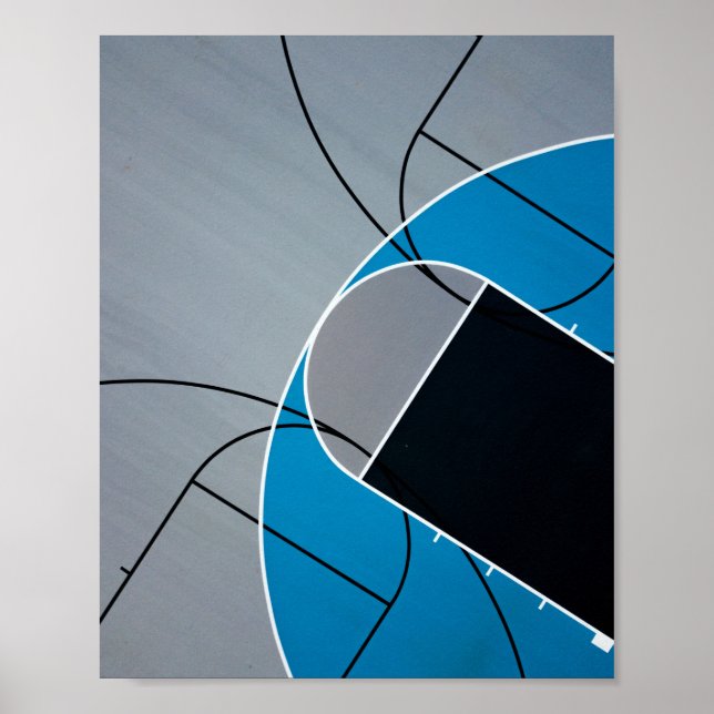 Cool Basketball Artwork Poster (Front)