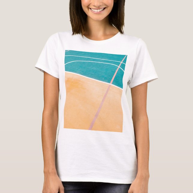Cool Basketball Artwork T-Shirt (Front)