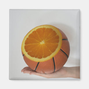 Cool Basketball Design Magnet
