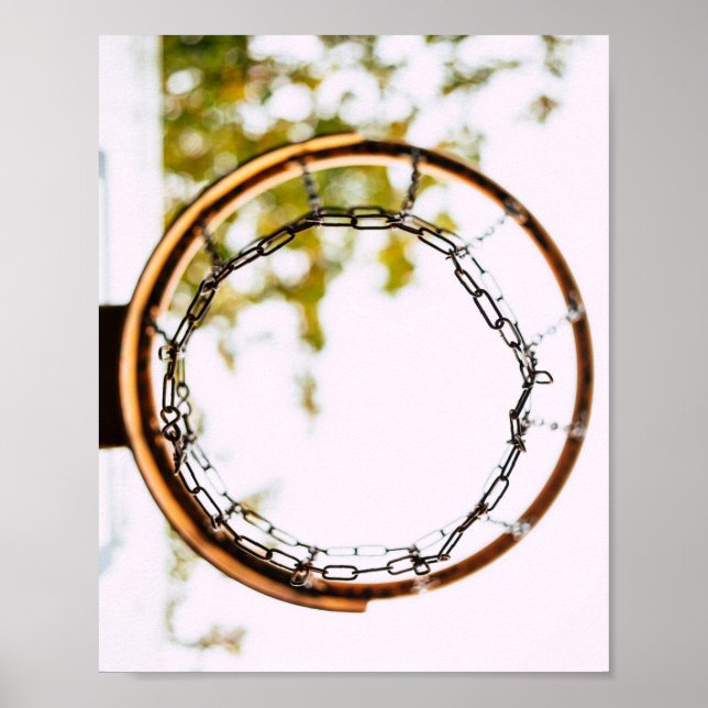 Cool Basketball Design Poster (Front)