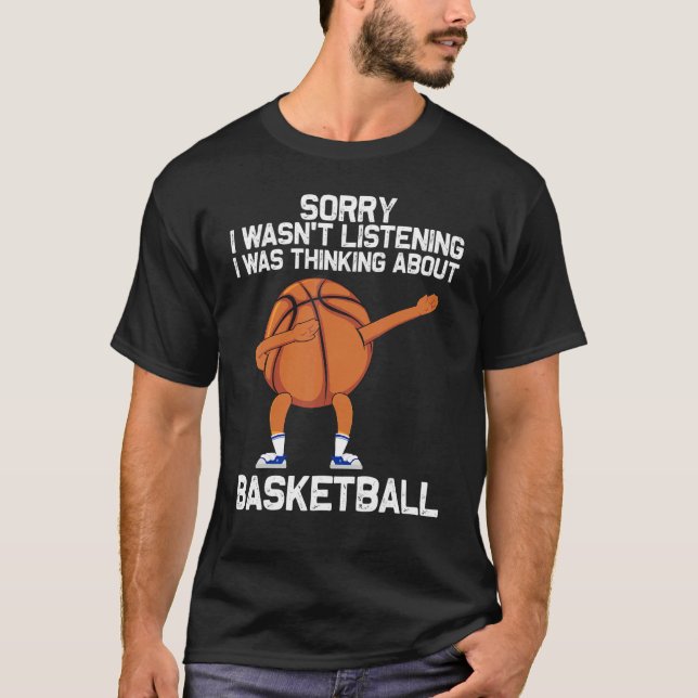 Cool Basketball For Men Women Dabbing Ball Team Sp T-Shirt (Front)