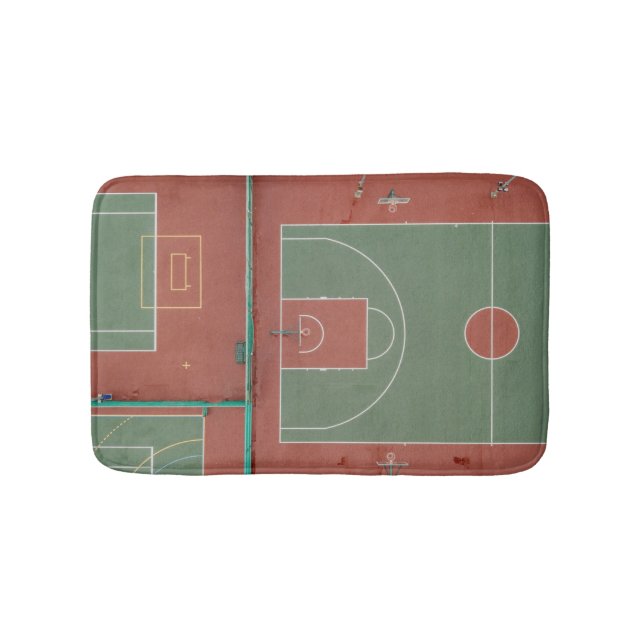 Cool Basketball Gift Bath Mat (Front)