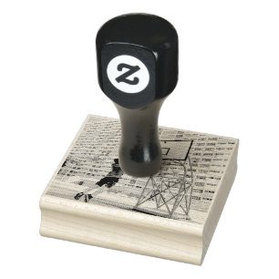 Cool Basketball Gift Rubber Stamp
