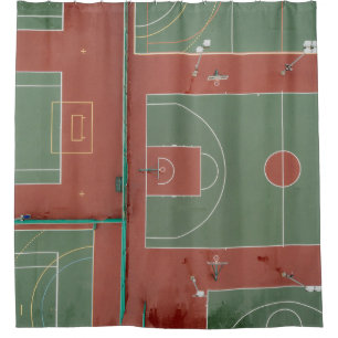 Cool Basketball Gift Shower Curtain
