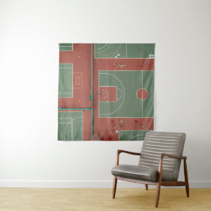 Cool Basketball Gift Tapestry