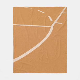 Cool Basketball Hoop Fleece Blanket