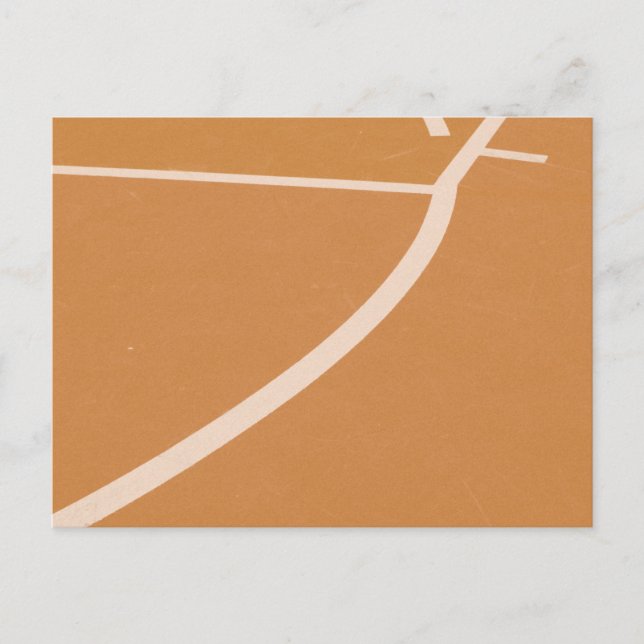 Cool Basketball Hoop Postcard (Front)