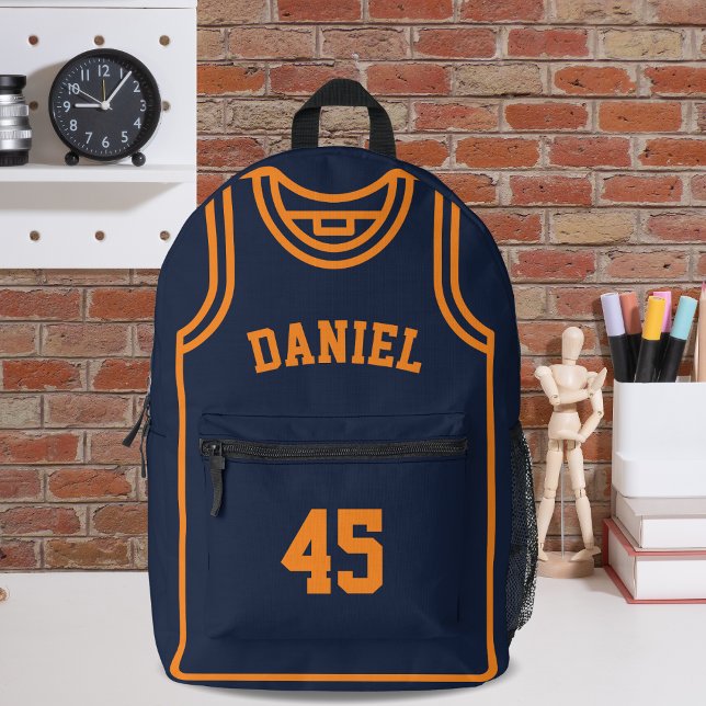 Cool Basketball Player Name and Number Customised Printed Backpack (Creator Uploaded)