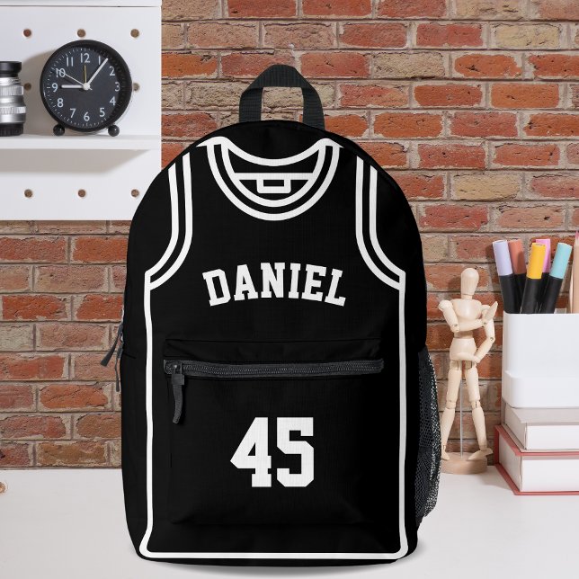 Cool Basketball Player Name and Number Customised Printed Backpack (Creator Uploaded)