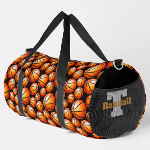 Cool Basketball sports lovers add monogram  Duffle Bag