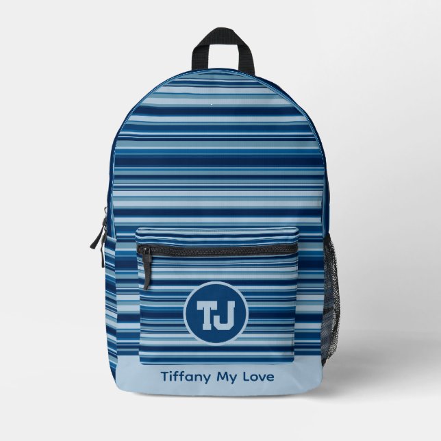 Cool Basketball Summer Personalised Backpack (Front)