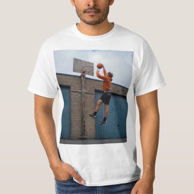 Cool Basketball T-Shirt (Front)