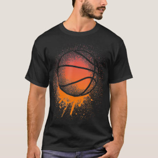 Cool Basketball Team Silhouette Bball Coach Sports T-Shirt