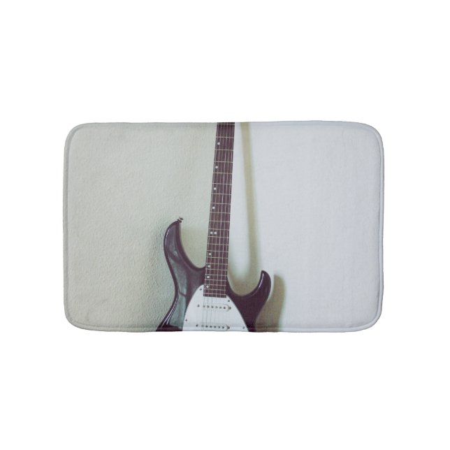Cool Bass Guitar Bath Mat (Front)