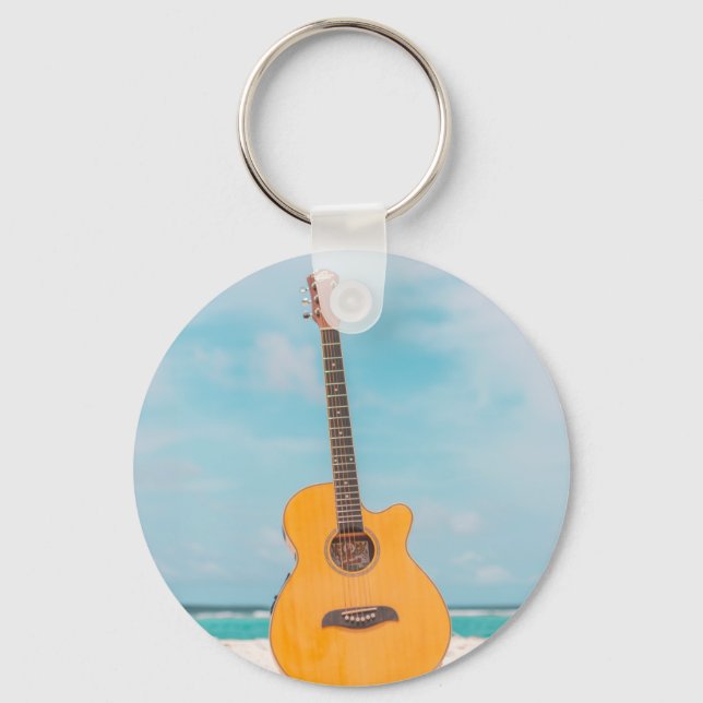 Cool Bass Guitar Key Ring (Front)
