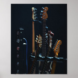 Cool Bass Guitar Poster