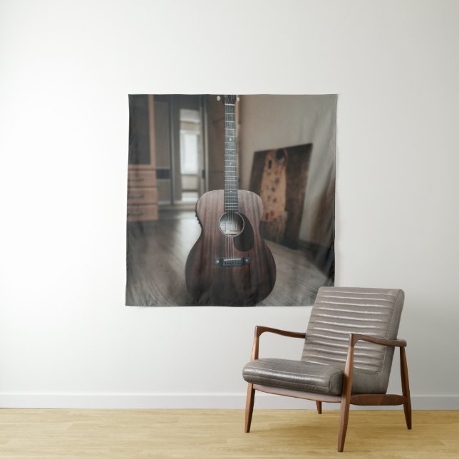 Cool Bass Guitar Tapestry (In Situ)