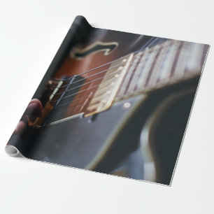 Cool Bass Guitar Wrapping Paper