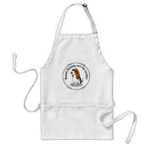 Cool Basset Hound dog and sunglasses (tri-colour 1 Standard Apron