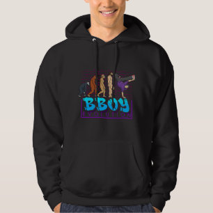 Cool BBoy Breakdance HipHop Dancer Evolution  Hoodie