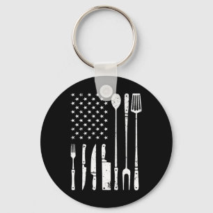 Cool Bbq Grilling Design For Men Women Byrbecue Me Key Ring