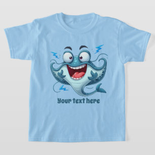 Cool Beach add text unisex kids stingray T-Shirt